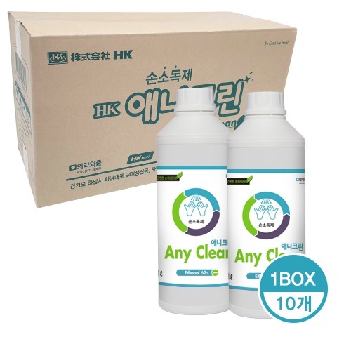 애니크린 손소독제(의약외품) 1L×10개/박스
